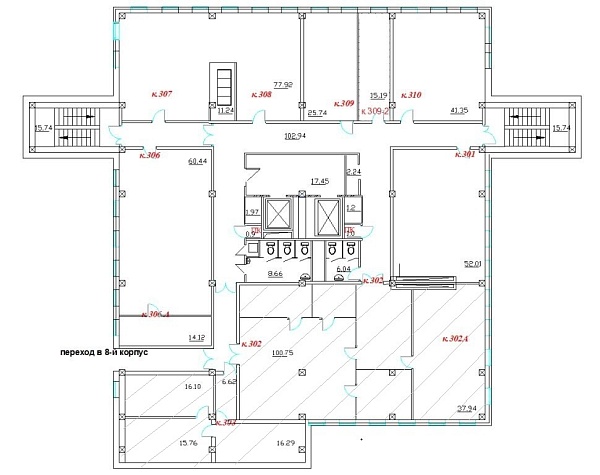 Офисный блок 193,46 м. кв.